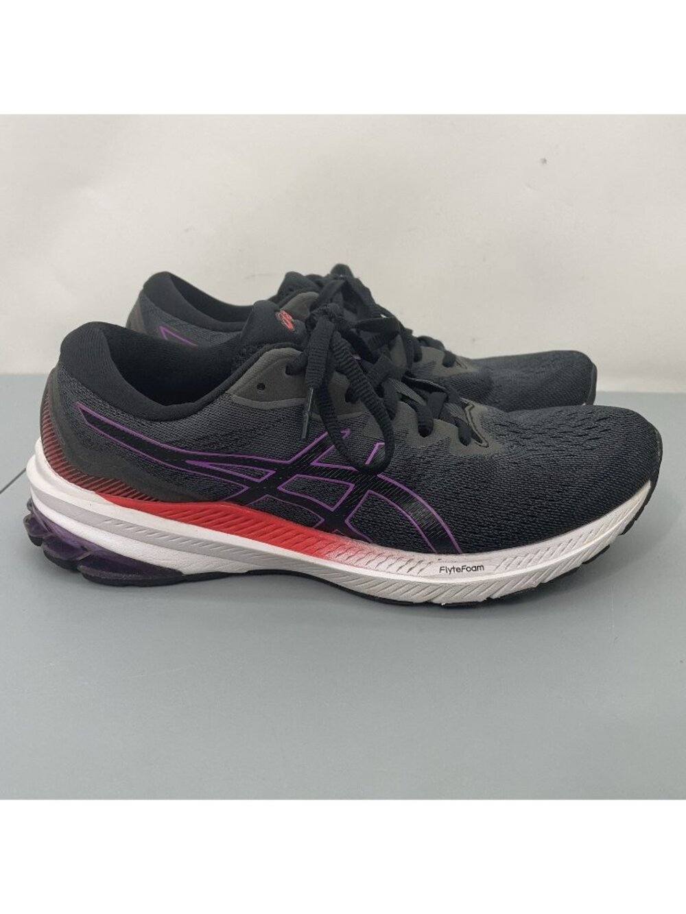ASICS GT-1000 11 Sneakers Shoes‎ Running Training Athletic Black Womens 9